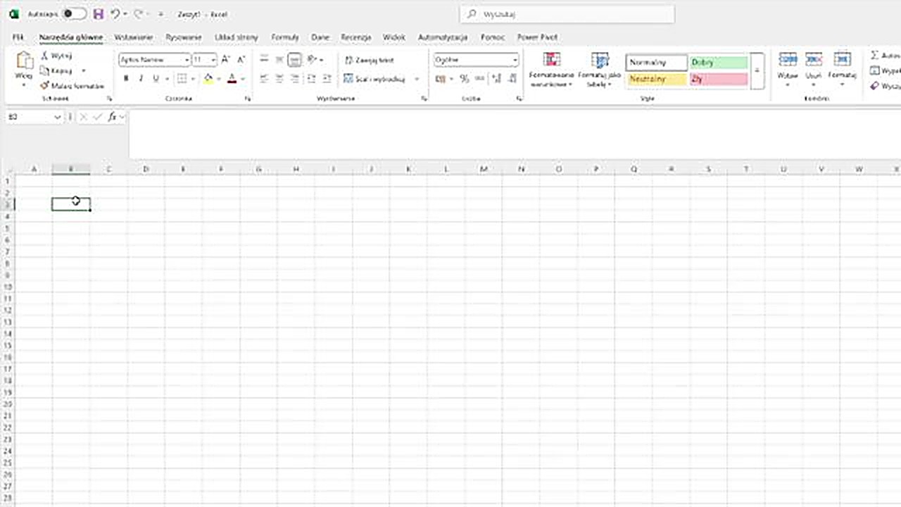 Adres komórki w Excelu - kolumna C, wiersz 10, podświetlone nagłówki